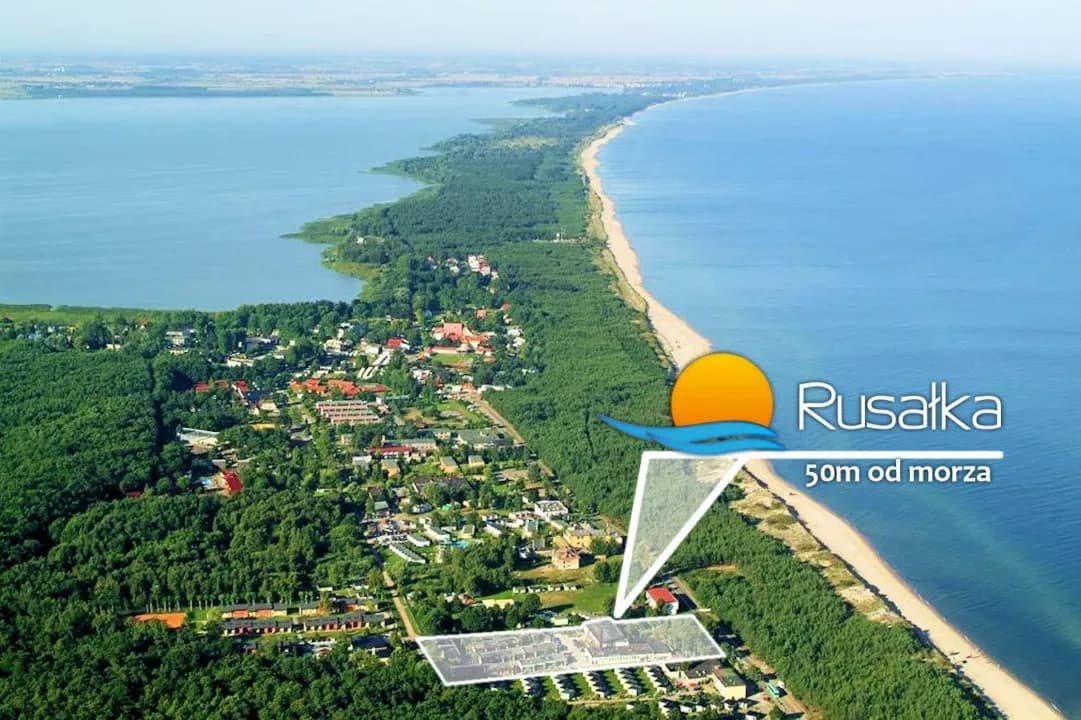 Widok z góry na domki